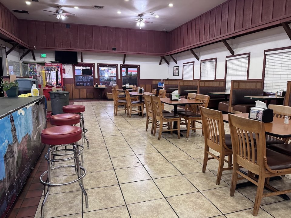 Takeaway meals ready near the service counter.